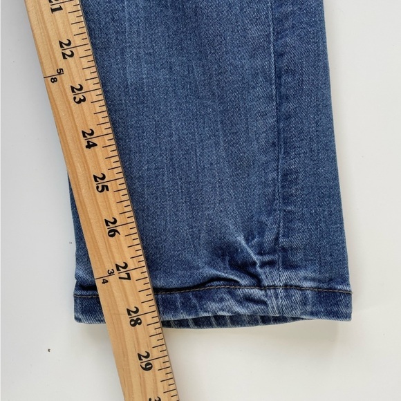 Desigual Women's Embroidered Floral Mid Rise Slim Straight Jeans Size 26/8 - Picture 13 of 13